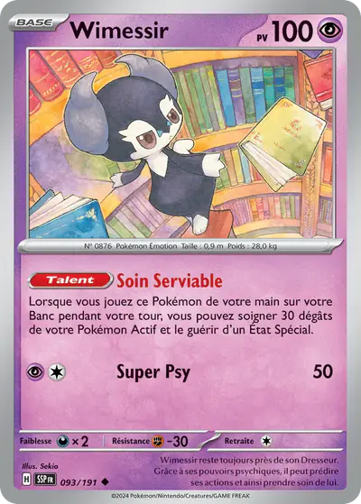 Image de la carte Pokemon Wimessir 093/191