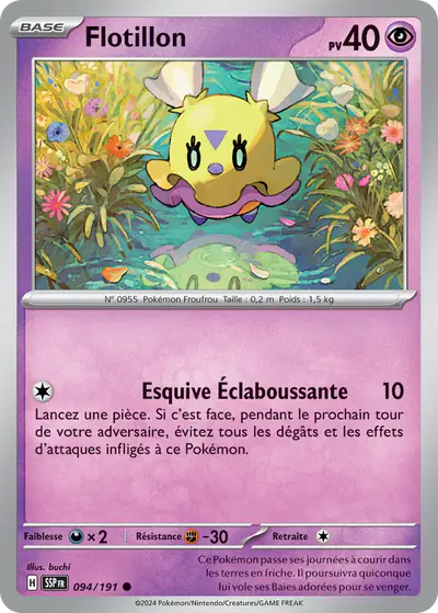 Image de la carte Pokemon Flotillon 094/191