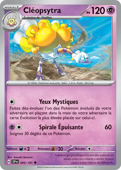 Image de la carte Pokemon Cléopsytra 095/191