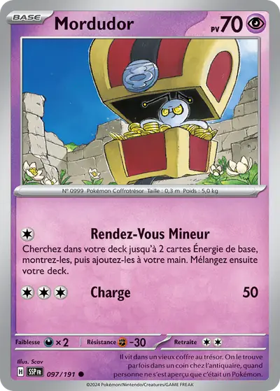 Image de la carte Pokemon Mordudor 097/191