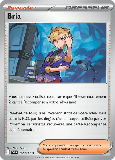 Image de la carte Pokemon Bria 100/131