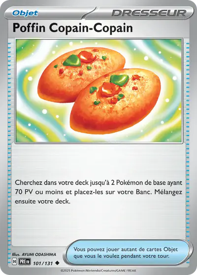 Image de la carte Pokemon Poffin Copain-Copain 101/131