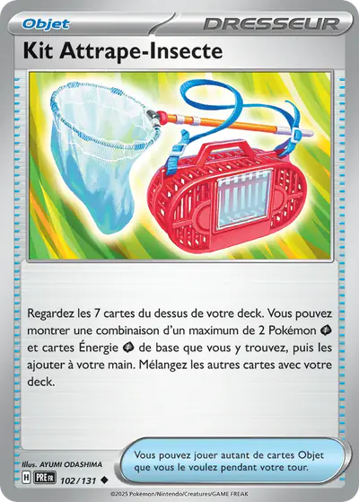 Image de la carte Pokemon Kit Attrape-Insecte 102/131