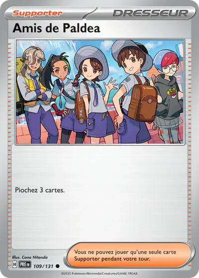 Image de la carte Pokemon Amis de Paldea 109/131