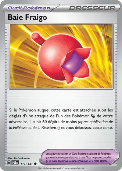 Image de la carte Pokemon Baie Fraigo 111/131