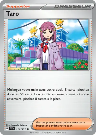 Image de la carte Pokemon Taro 114/131