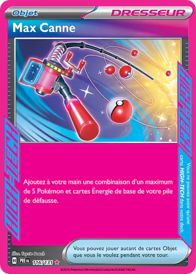 Image de la carte Pokemon Max Canne 116/131