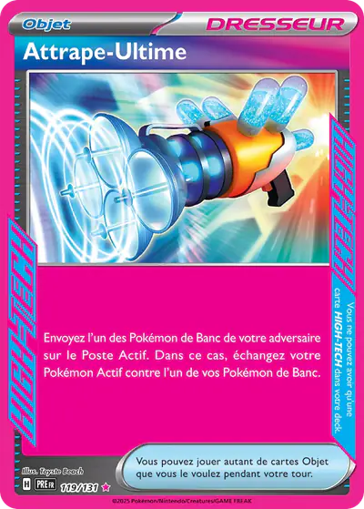 Image de la carte Pokemon Attrape-Ultime 119/131