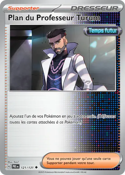 Image de la carte Pokemon Plan du Professeur Turum 121/131