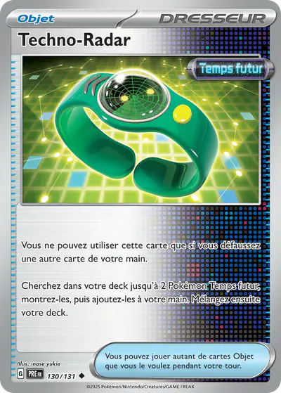 Image de la carte Pokemon Techno-Radar 130/131