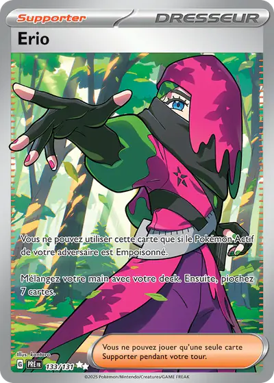 Image de la carte Pokemon Erio 133/131