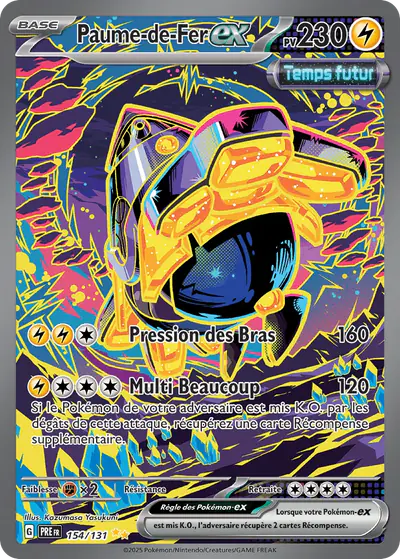 Image de la carte Pokemon Paume-de-Fer ex 154/131