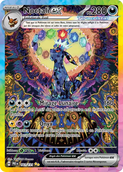 Image de la carte Pokemon Noctali ex 161/131
