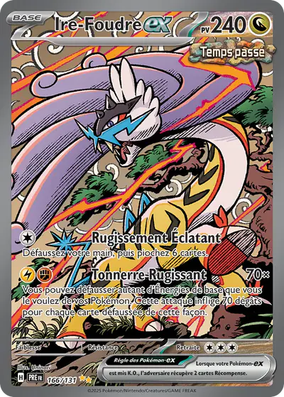 Image de la carte Pokemon Ire-Foudre ex 166/131