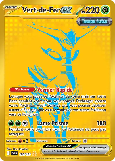 Image de la carte Pokemon Vert-de-Fer ex 176/131