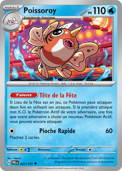 Image de la carte Pokemon Poissoroy 021/131