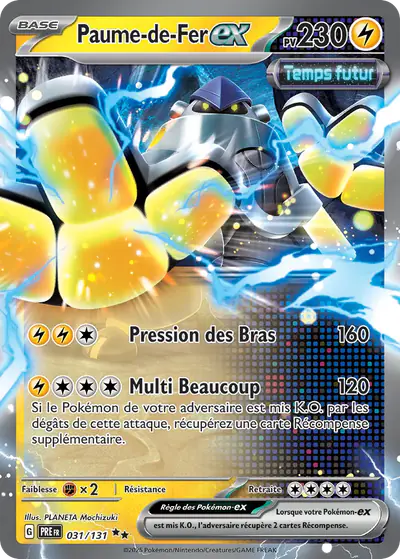 Image de la carte Pokemon Paume-de-Fer ex 031/131