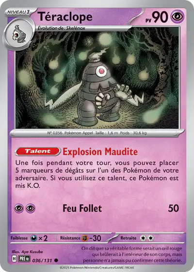 Image de la carte Pokemon Téraclope 036/131