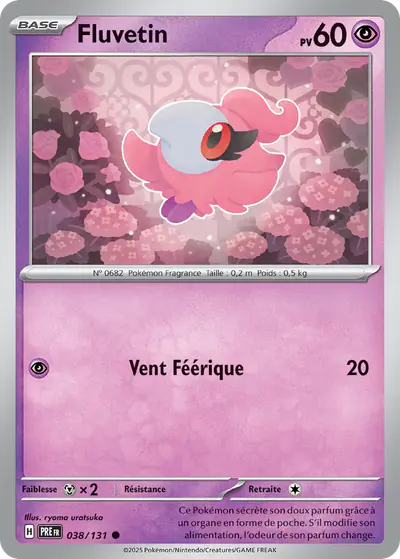 Image de la carte Pokemon Fluvetin 038/131