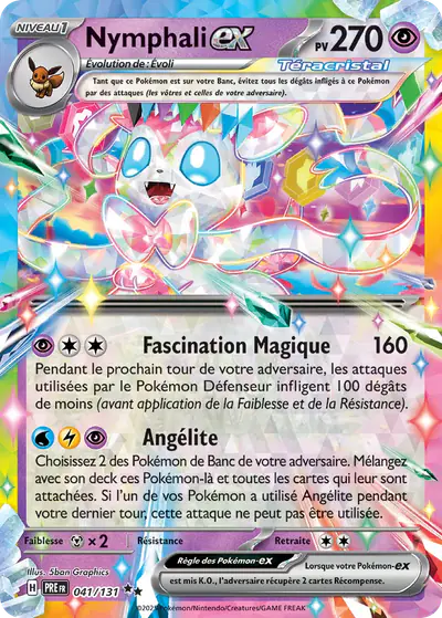 Image de la carte Pokemon Nymphali ex 041/131