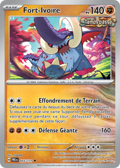 Image de la carte Pokemon Fort-Ivoire 055/131