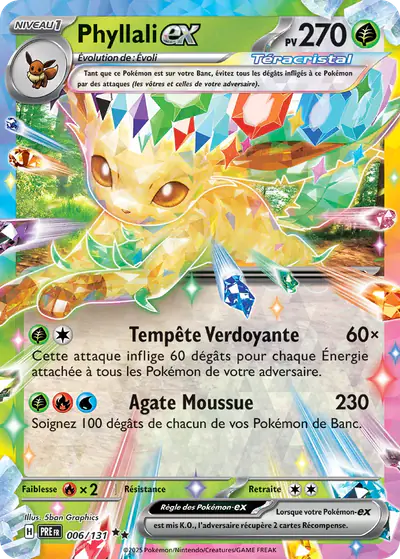 Image de la carte Pokemon Phyllali ex 006/131