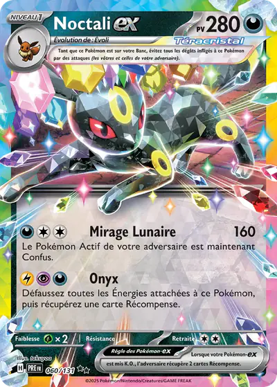 Image de la carte Pokemon Noctali ex 060/131