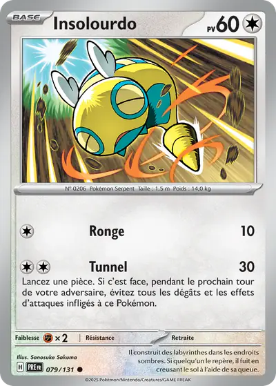 Image de la carte Pokemon Insolourdo 079/131