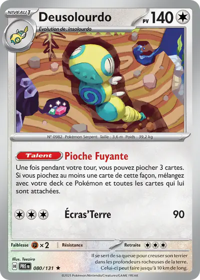 Image de la carte Pokemon Deusolourdo 080/131