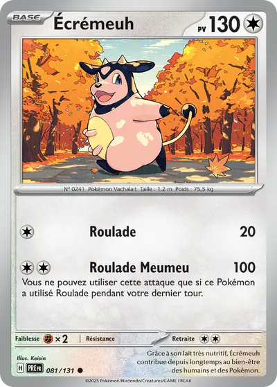 Image de la carte Pokemon Écrémeuh 081/131