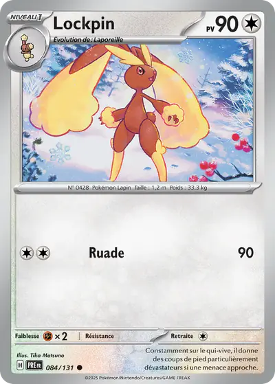 Image de la carte Pokemon Lockpin 084/131