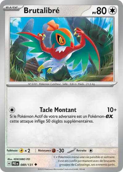 Image de la carte Pokemon Brutalibré 089/131