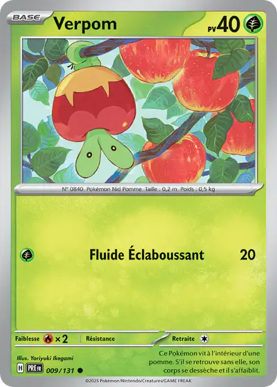 Image de la carte Pokemon Verpom 009/131