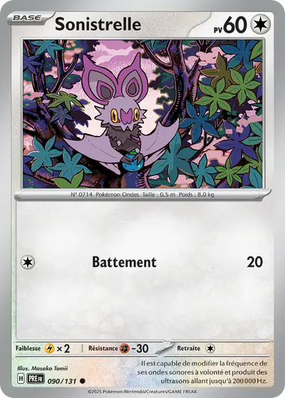Image de la carte Pokemon Sonistrelle 090/131