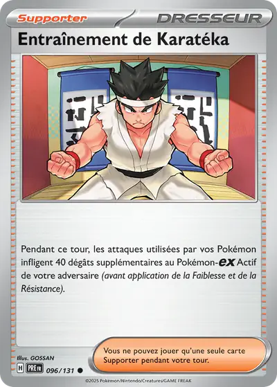 Image de la carte Pokemon Entraînement de Karatéka 096/131