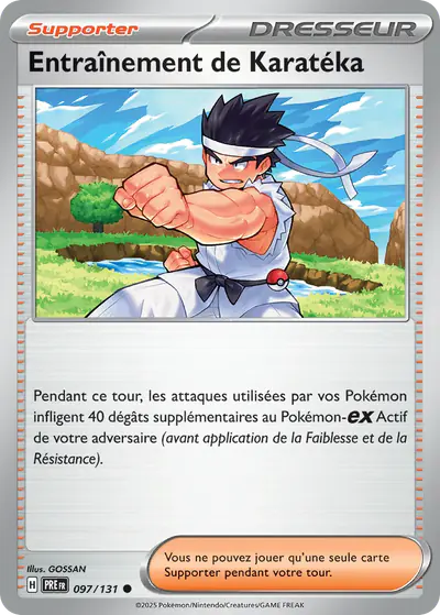 Image de la carte Pokemon Entraînement de Karatéka 097/131