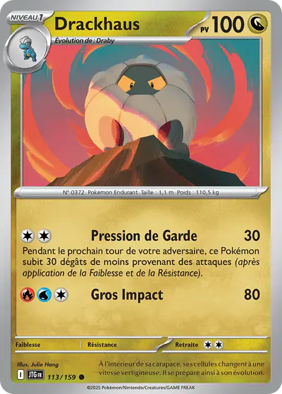 Image de la carte Pokemon Drackhaus 113/159