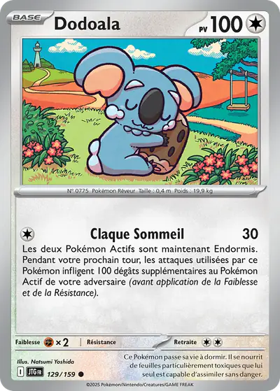 Image de la carte Pokemon Dodoala 129/159