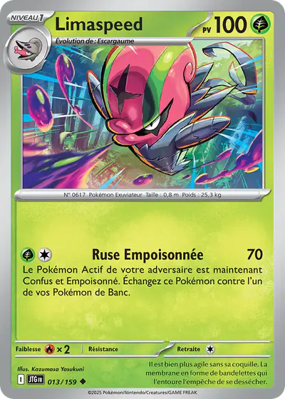 Image de la carte Pokemon Limaspeed 013/159