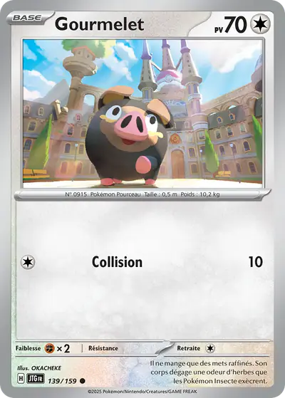 Image de la carte Pokemon Gourmelet 139/159