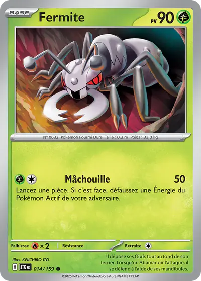 Image de la carte Pokemon Fermite 014/159