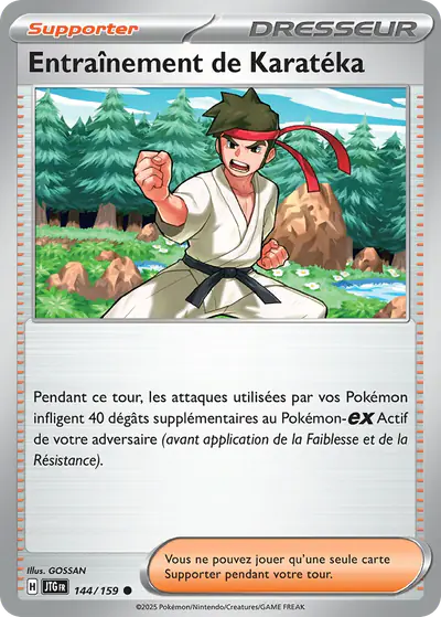 Image de la carte Pokemon Entraînement de Karatéka 144/159