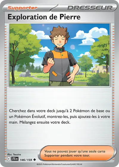Image de la carte Pokemon Exploration de Pierre 146/159
