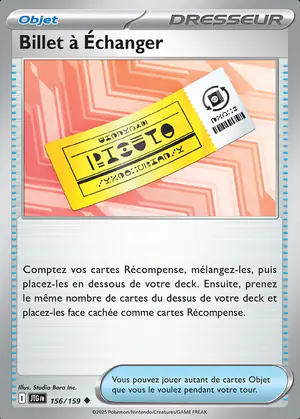 Billet &agrave; &Eacute;changer 156/159