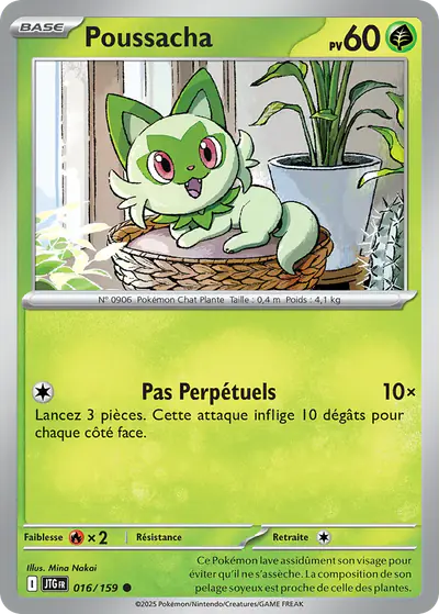 Image de la carte Pokemon Poussacha 016/159