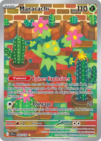 Image de la carte Pokemon Maracachi 160/159