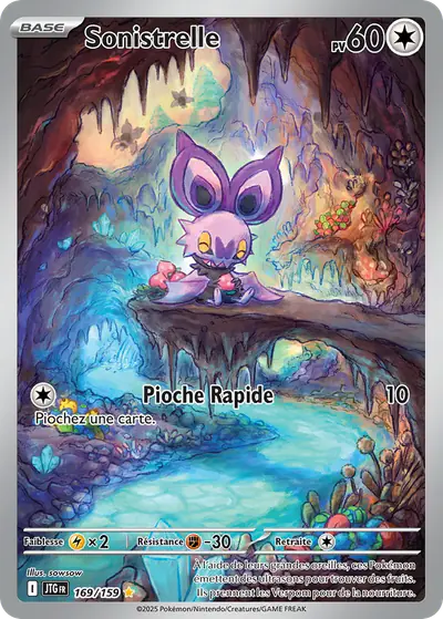 Image de la carte Pokemon Sonistrelle 169/159
