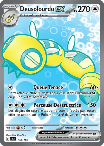 Image de la carte Pokemon Deusolourdo ex 178/159