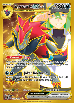 Zoroark ex de N 189/159