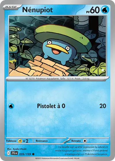 Image de la carte Pokemon Nénupiot 035/159